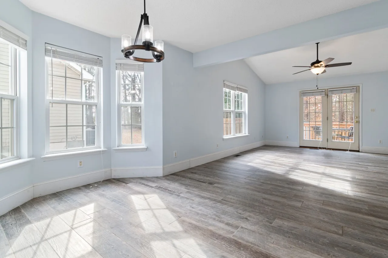 Bright empty house interior ready for occupancy